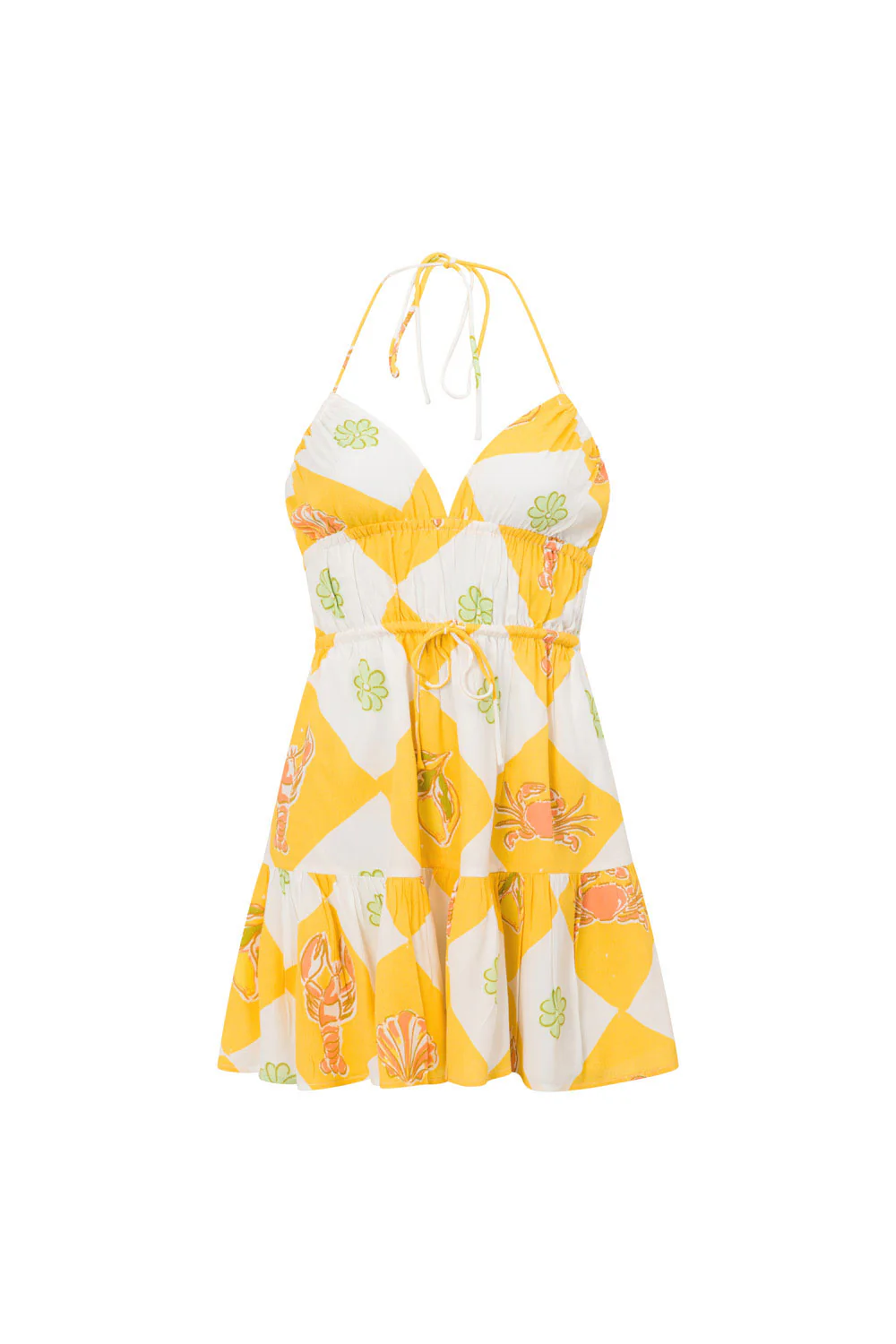 SAMPLE-Astyn Dress - Oceano Yellow - Image 4