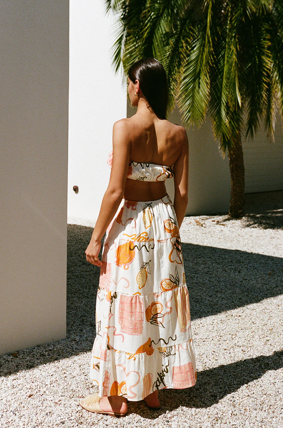SAMPLE-Aviva Top - Amalfi Aperol - Image 3