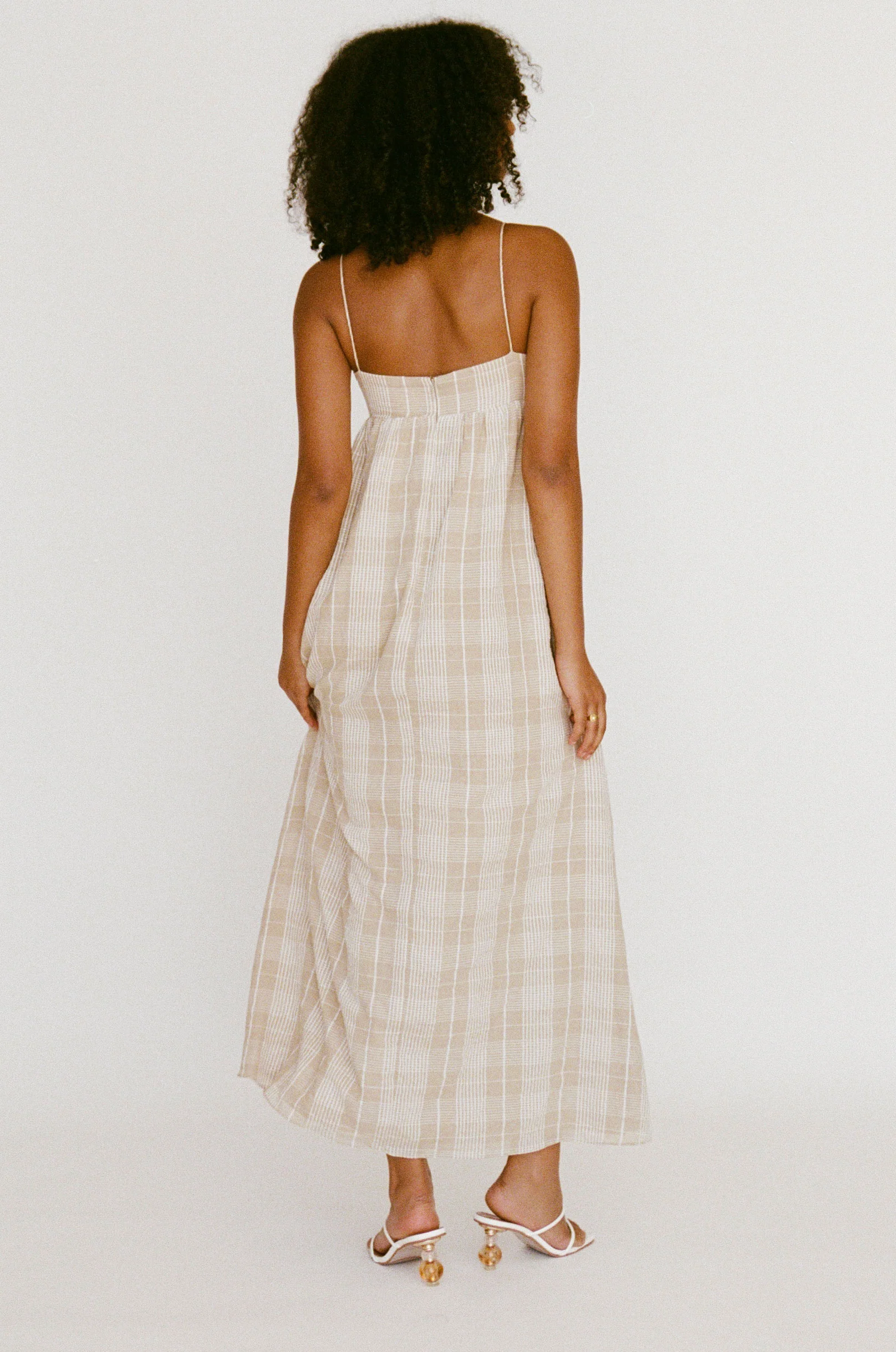 SAMPLE-Azaria Dress - Plaid - Image 11