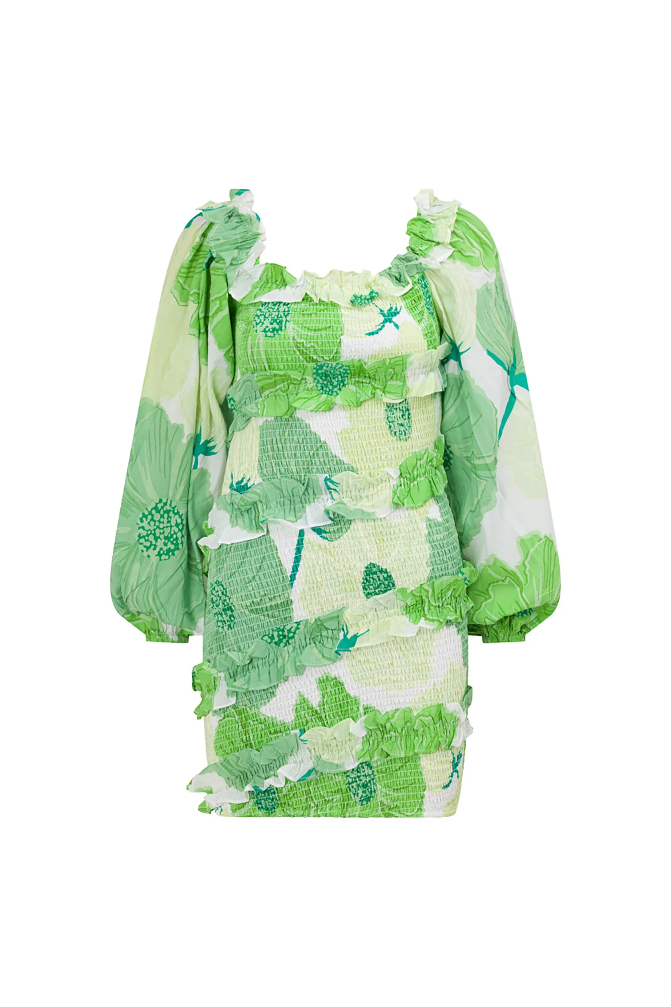 SAMPLE-Berlyn Shirred Dress - Image 4