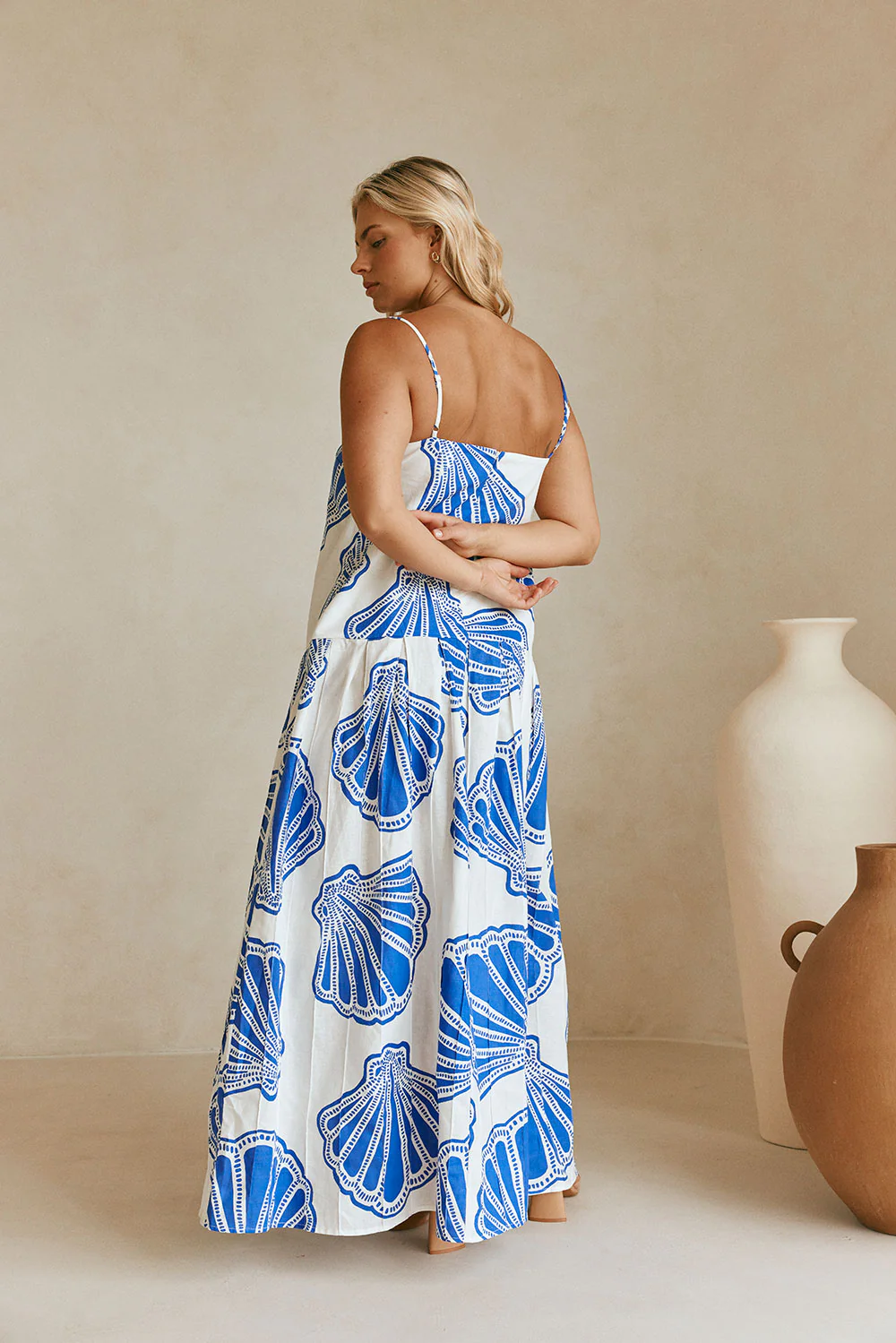 SAMPLE-Bette Dress - Seashell - Image 9