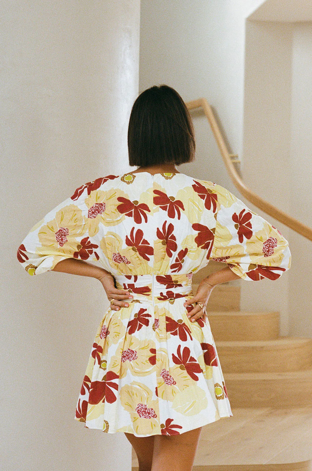 SAMPLE-Bettina Dress - Dusk Lily - Image 4