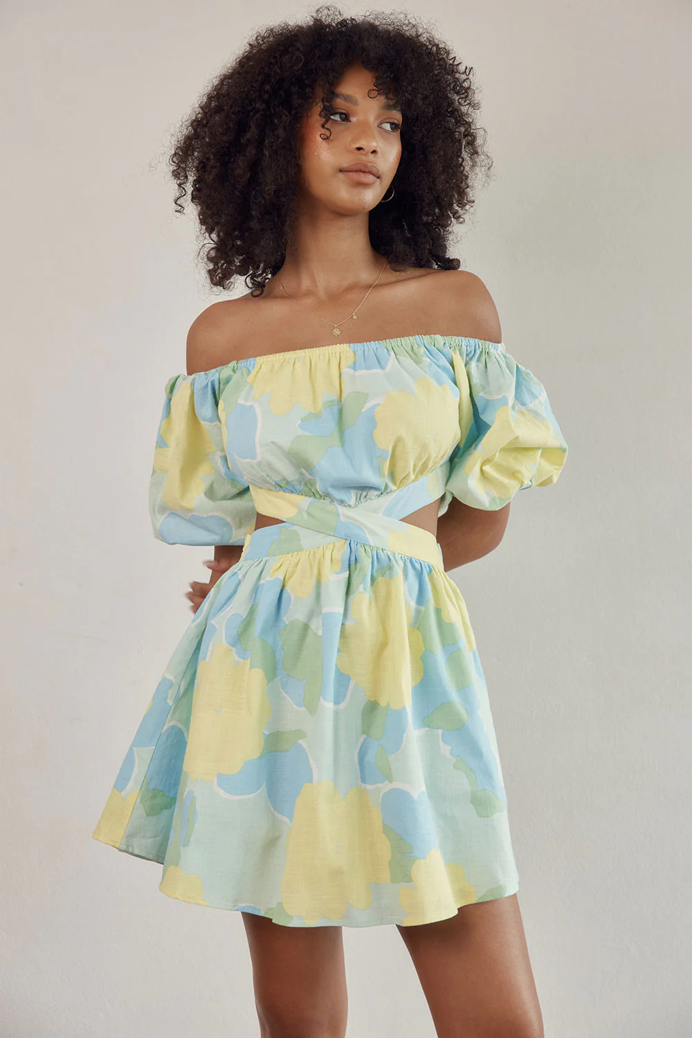 SAMPLE-Blake Off Shoulder Dress - Image 9