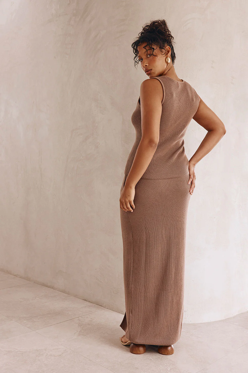 SAMPLE-Bridget Skirt - Chocolate - Image 6
