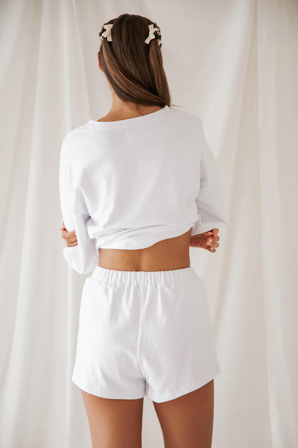 SAMPLE-Camp Shorts - White - Image 4