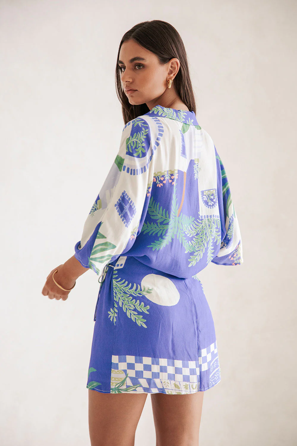 SAMPLE-Cheyna Skirt - Vista Blue - Image 5