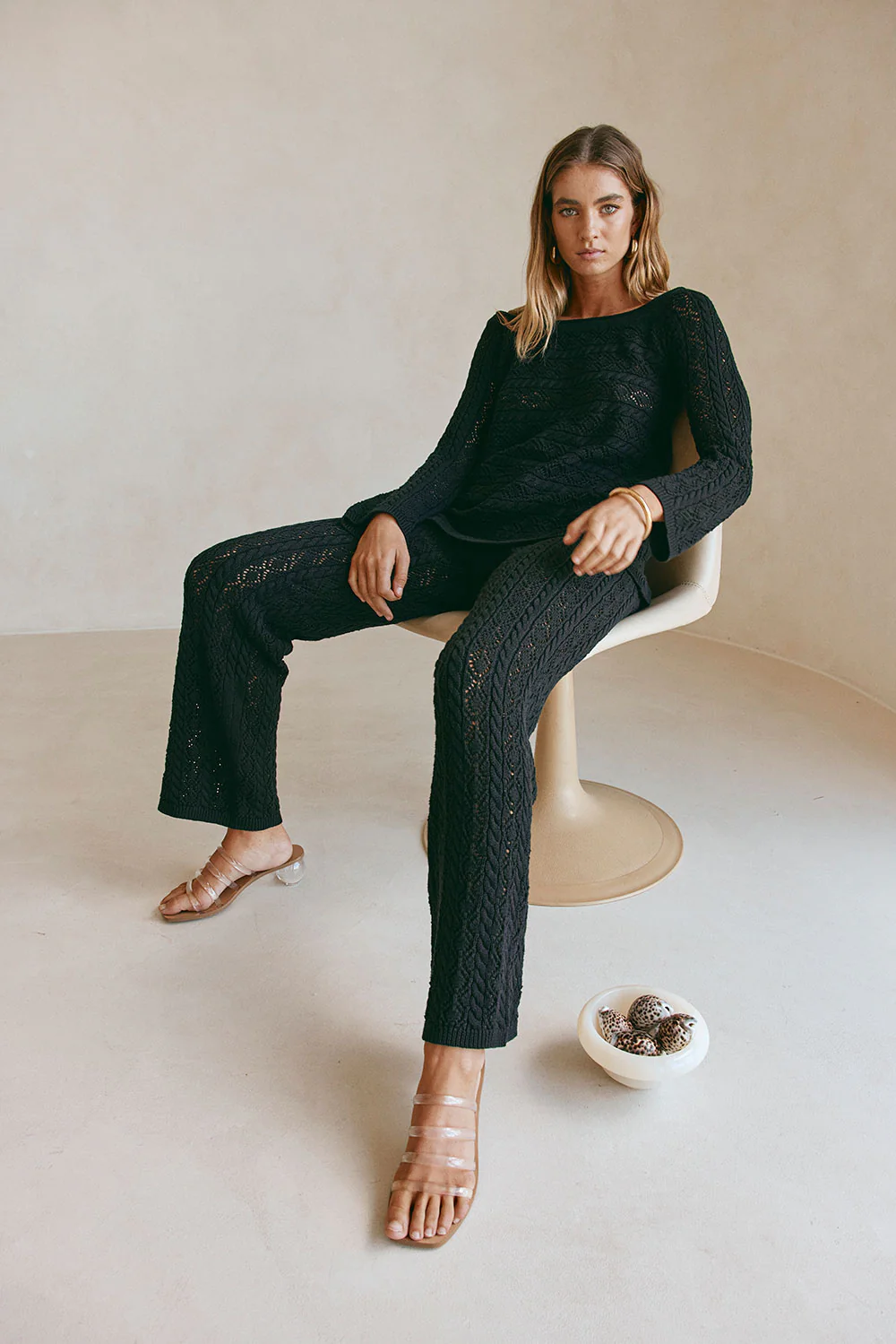 SAMPLE-Cierra Pants - Black - Image 2