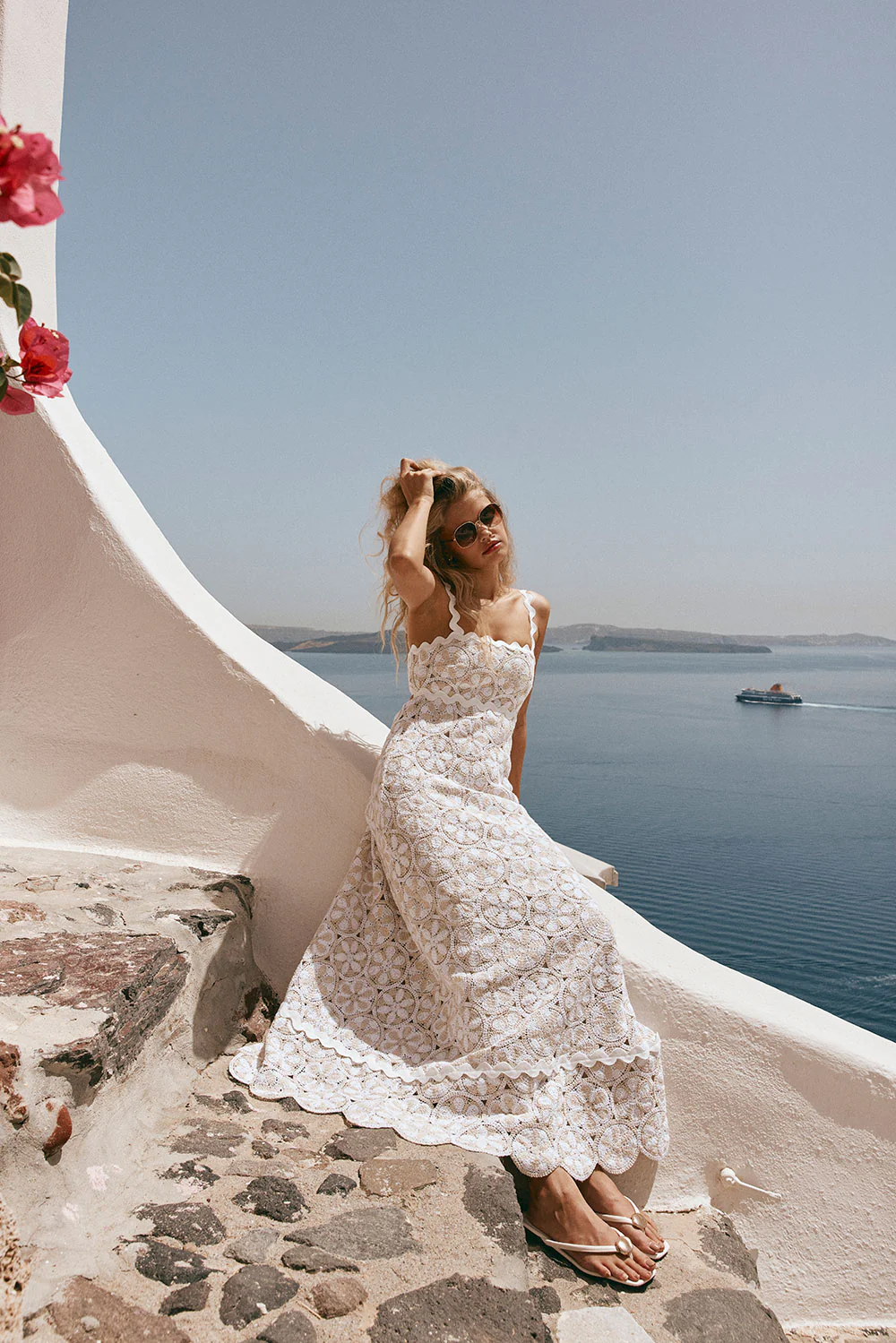 SAMPLE-Dalton Crochet Dress - Image 2
