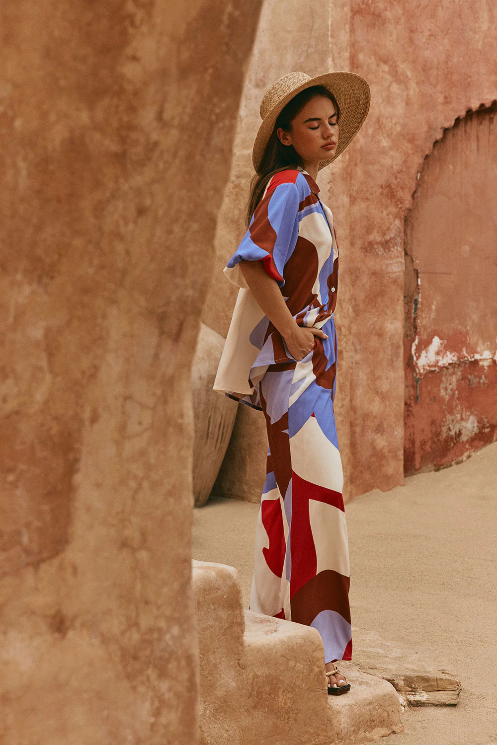 SAMPLE-Dia Top - Valley Red - Image 4