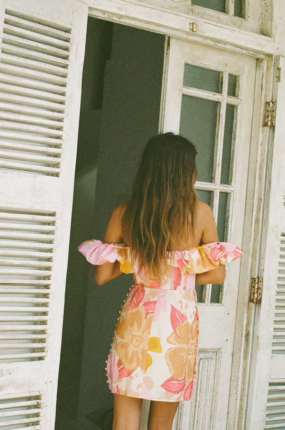 SAMPLE-Elkie Frill Dress - Image 3