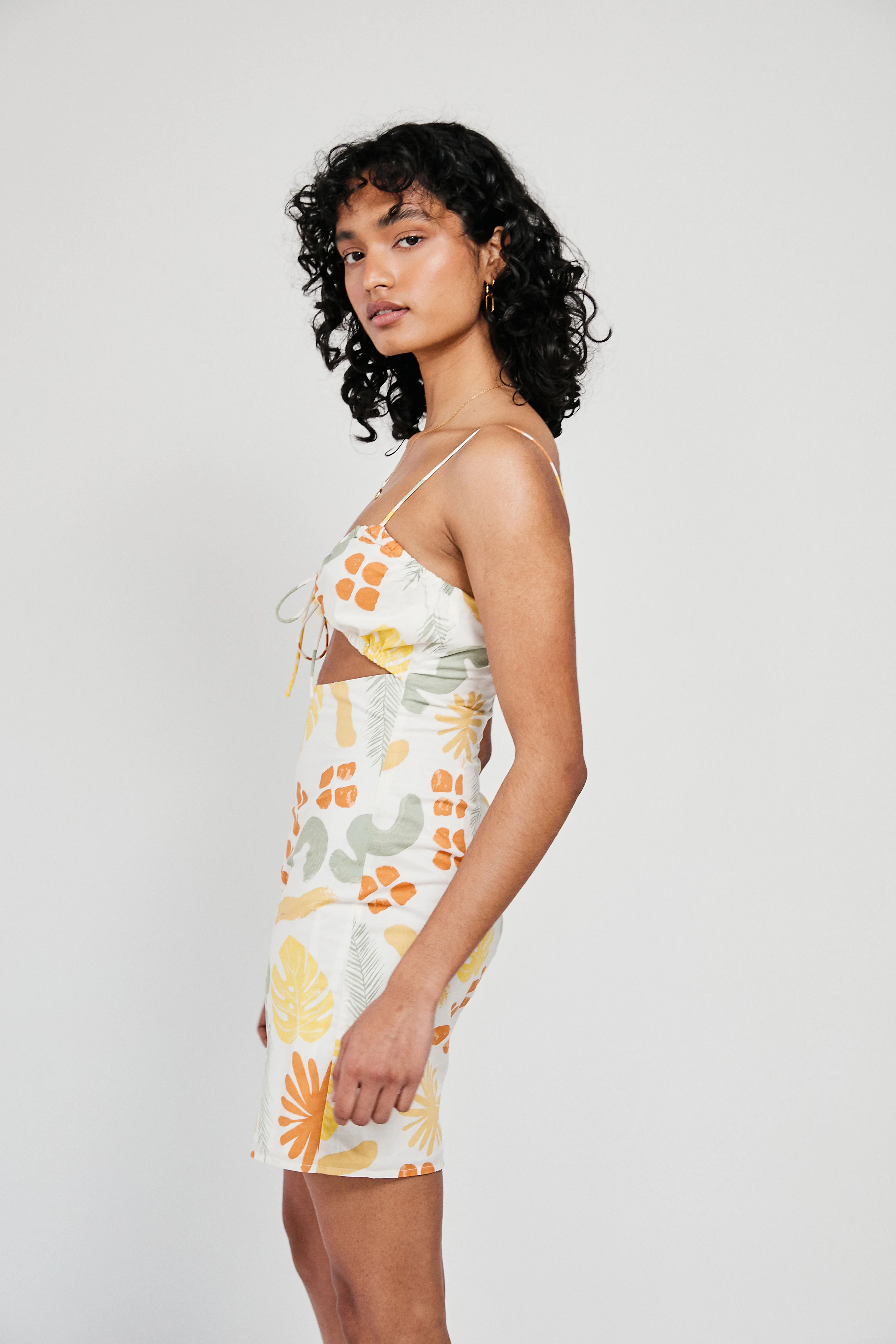 SAMPLE-Emelie Dress - Desert Leaf - Image 8