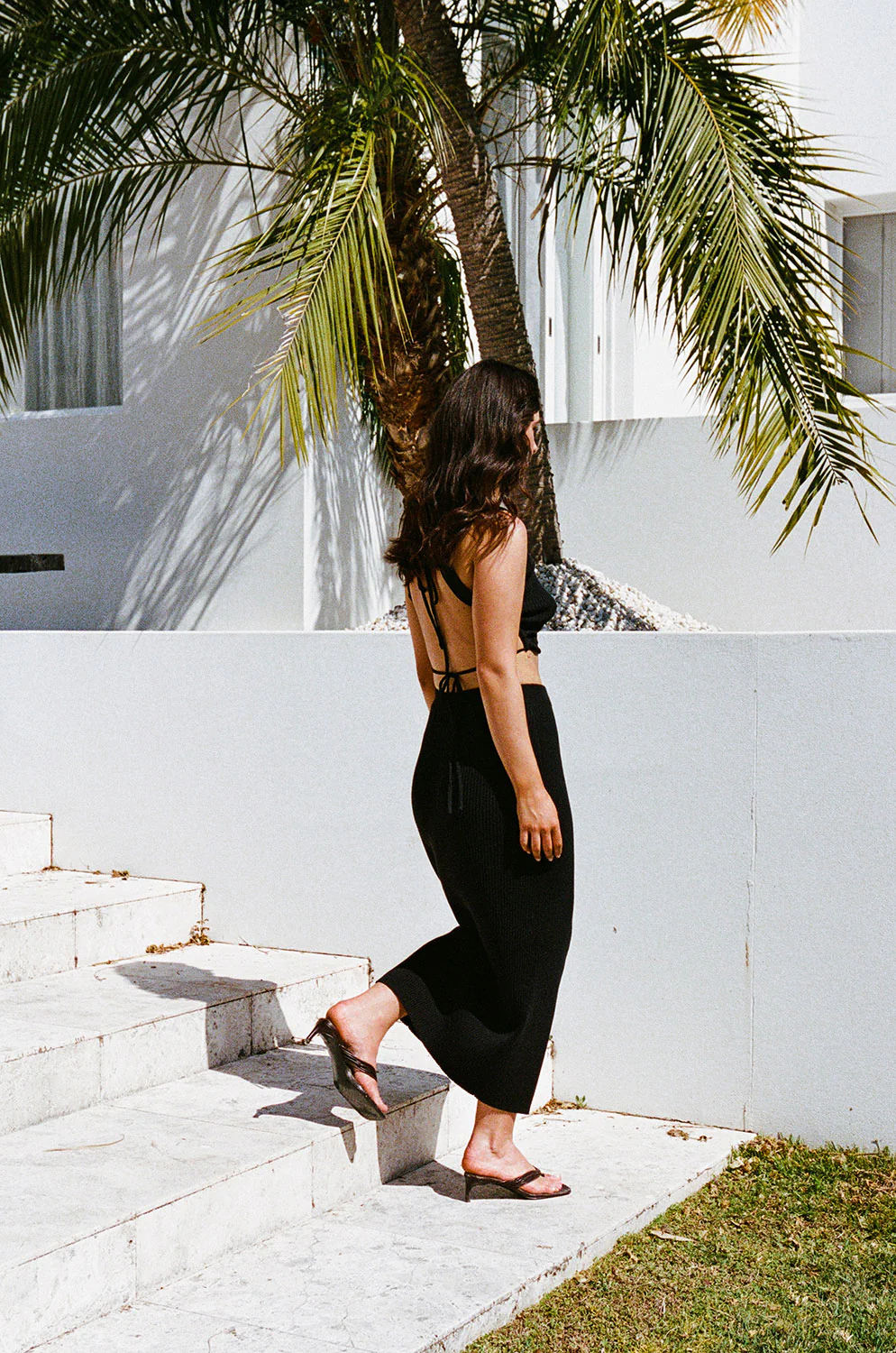 SAMPLE-Evie Skirt - Black - Image 5