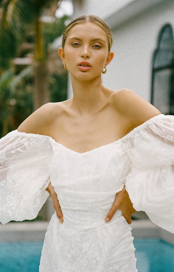 SAMPLE-Favela Drape Dress - Image 5
