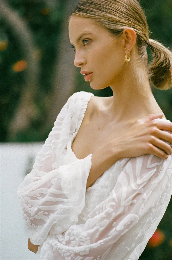 SAMPLE-Favela Drape Dress - Image 7
