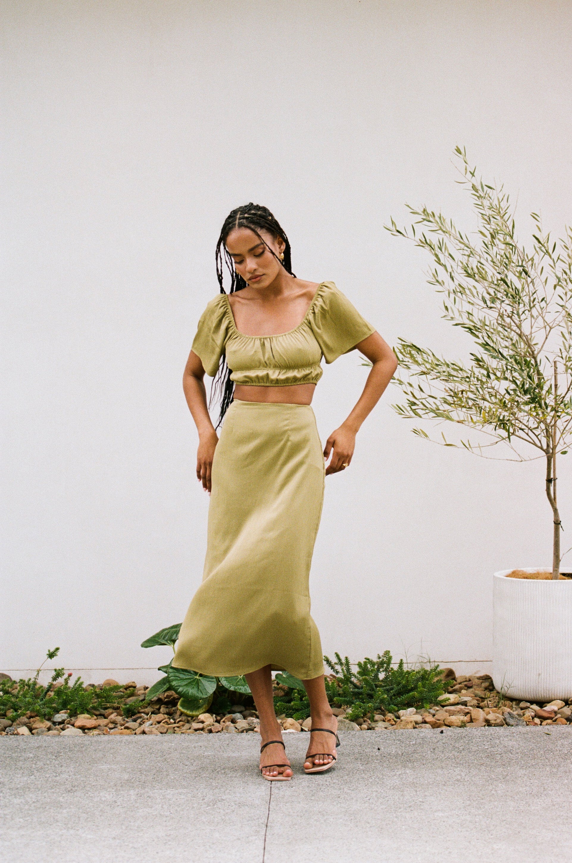 SAMPLE-Fiore Midi Skirt - Image 2