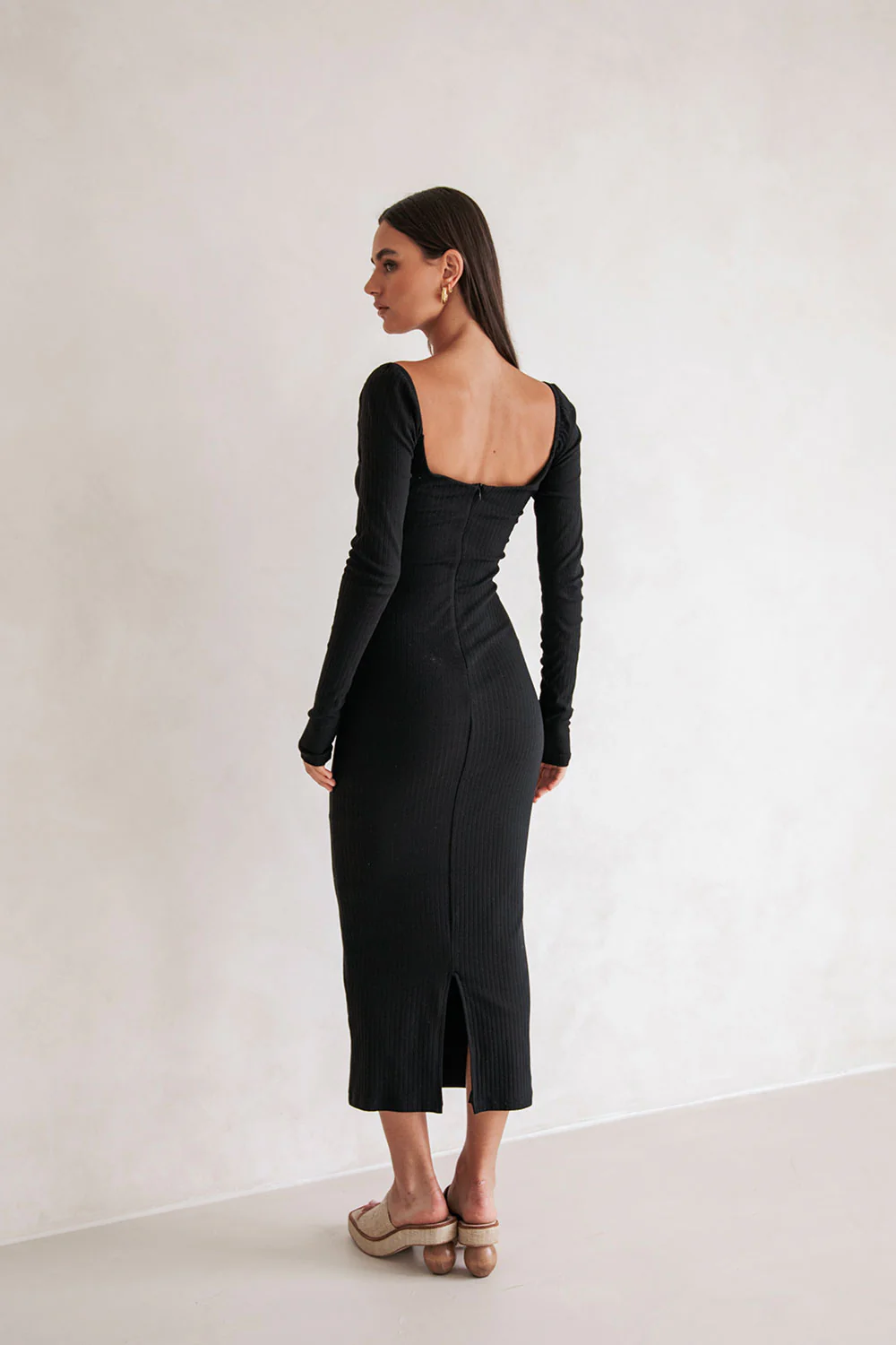 SAMPLE-Geneva Dress - Black - Image 5
