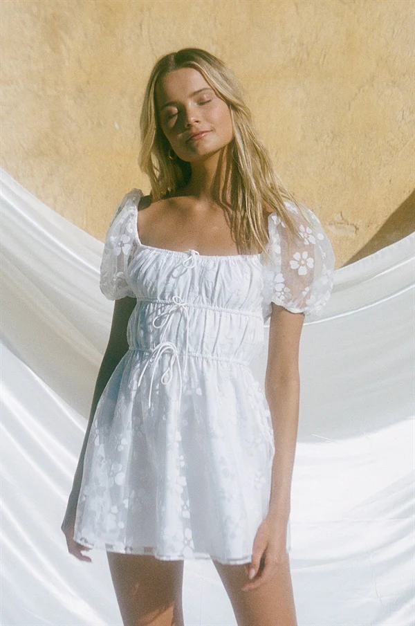SAMPLE-Harrow Puff Dress - Image 5