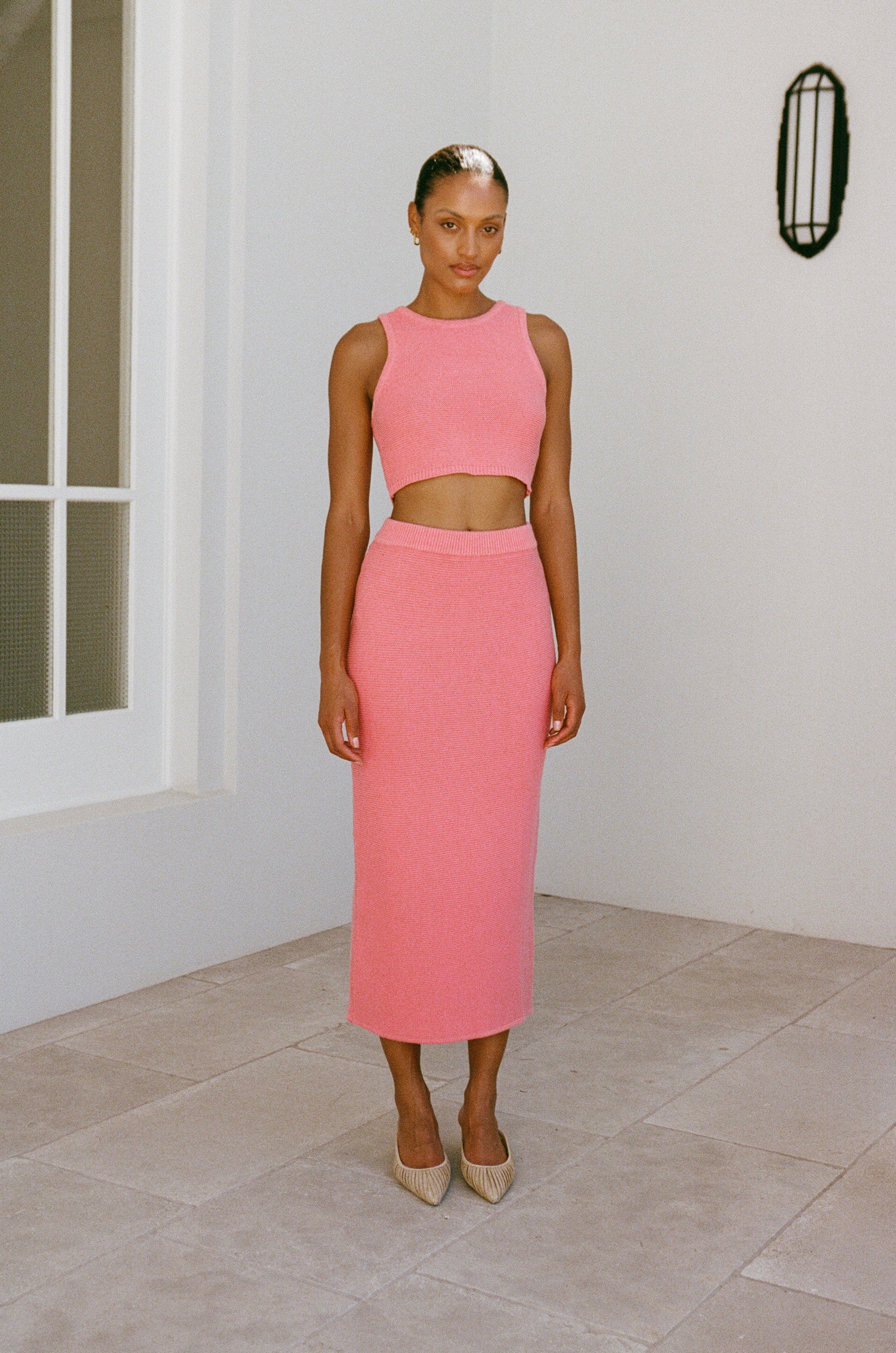 SAMPLE-Heather Top - Rose - Image 3