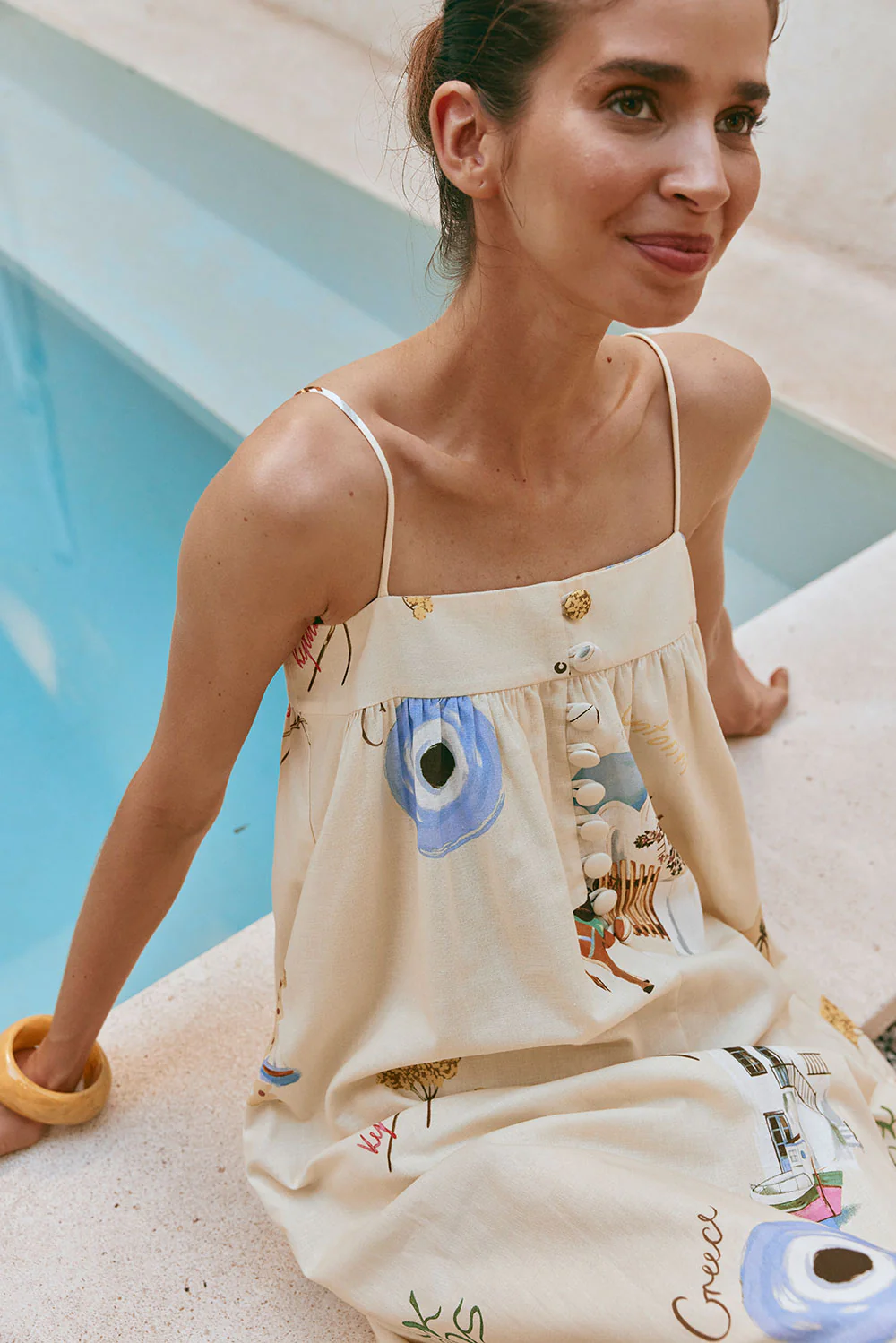 SAMPLE-Ida Dress - Isles Of Greece - Image 3