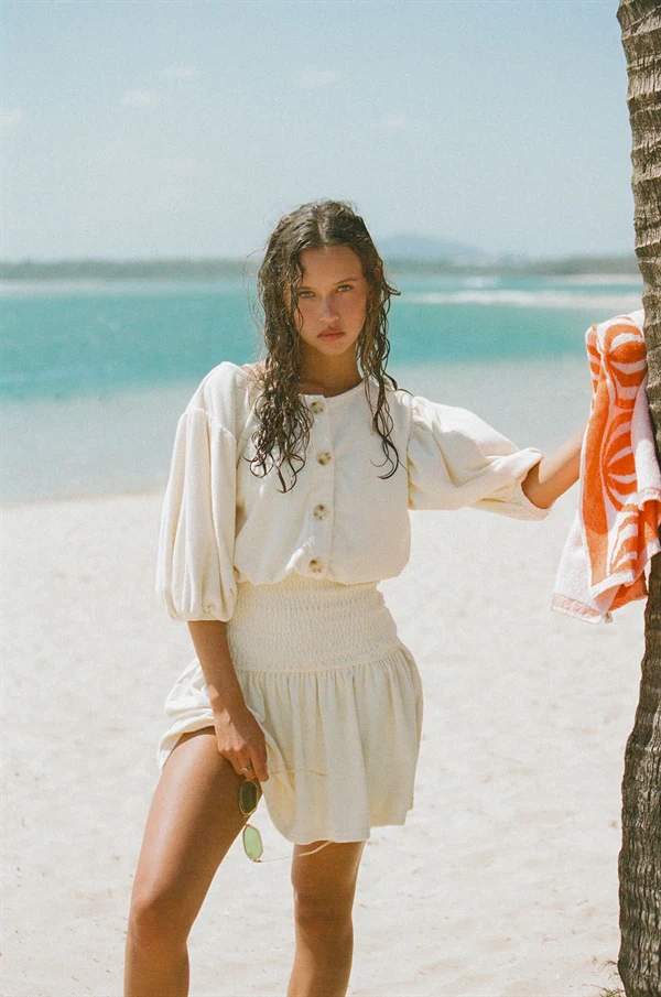 SAMPLE-Isle Dress - Towelling - Image 2