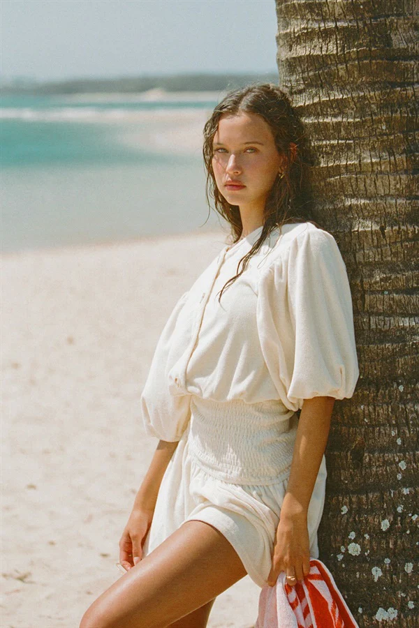 SAMPLE-Isle Dress - Towelling - Image 4