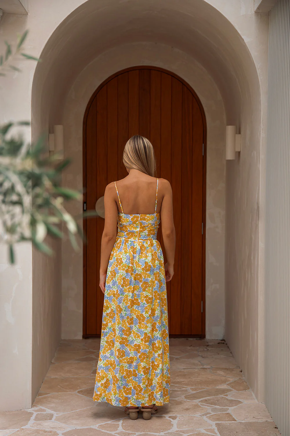 SAMPLE-Jaid Dress - Tropical Bud Floral - Image 3