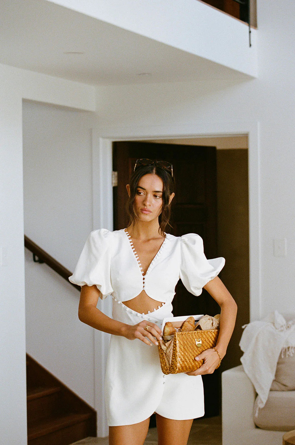 SAMPLE-Jaylie Button Dress - Image 6