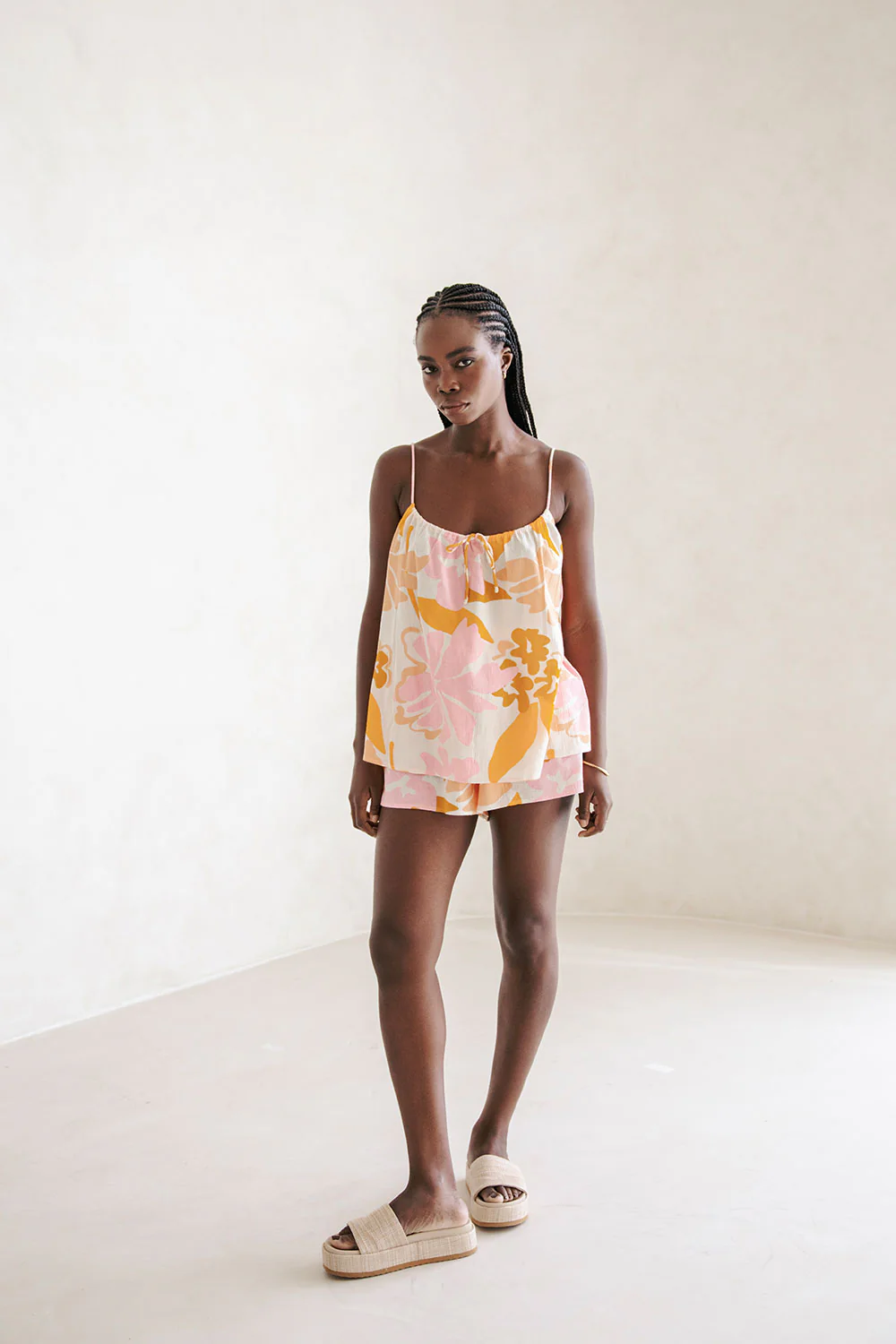 SAMPLE-Jetta Top - Hibiscus - Image 7