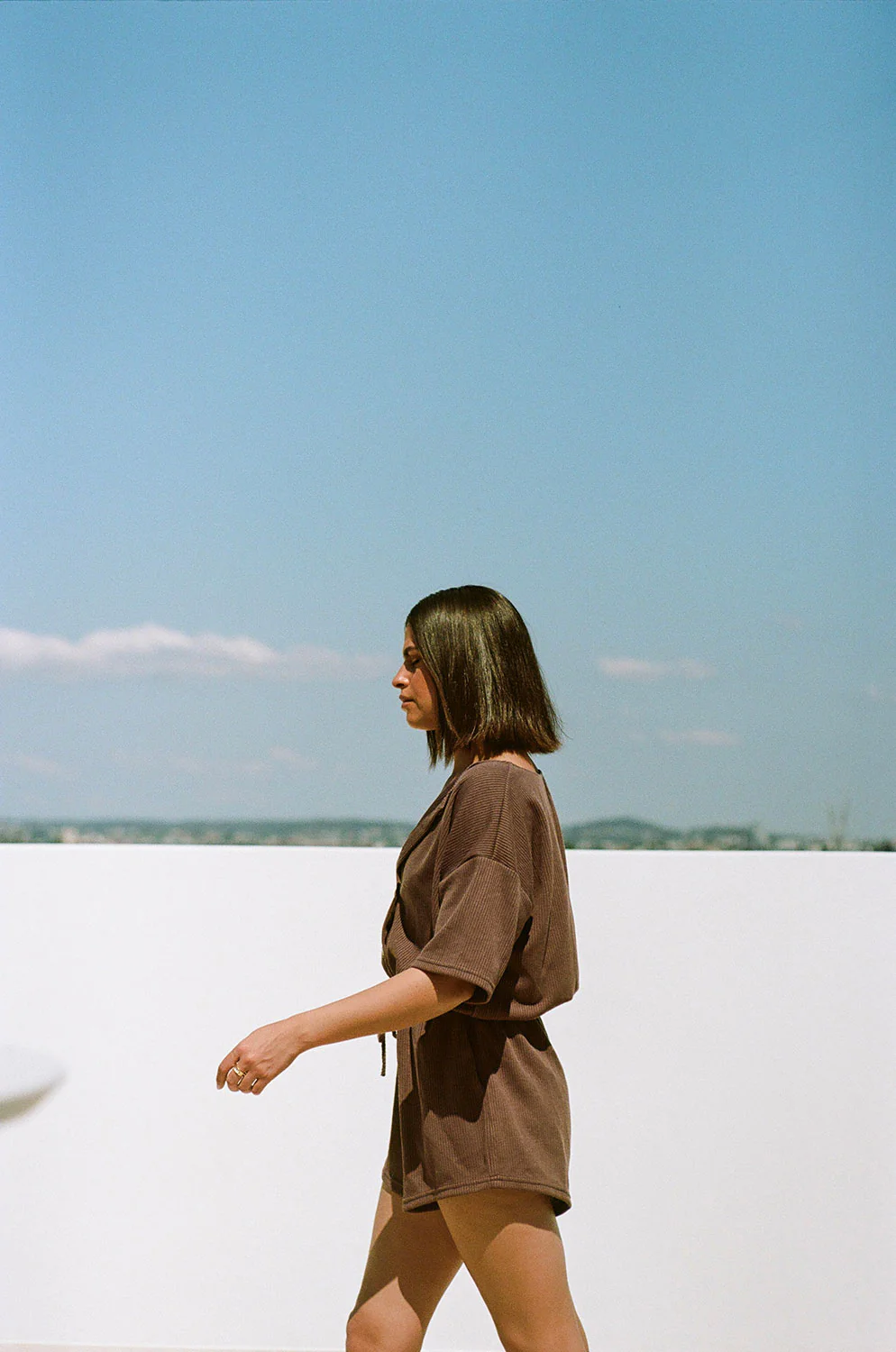 SAMPLE-Juniper Playsuit - Chocolate - Image 5