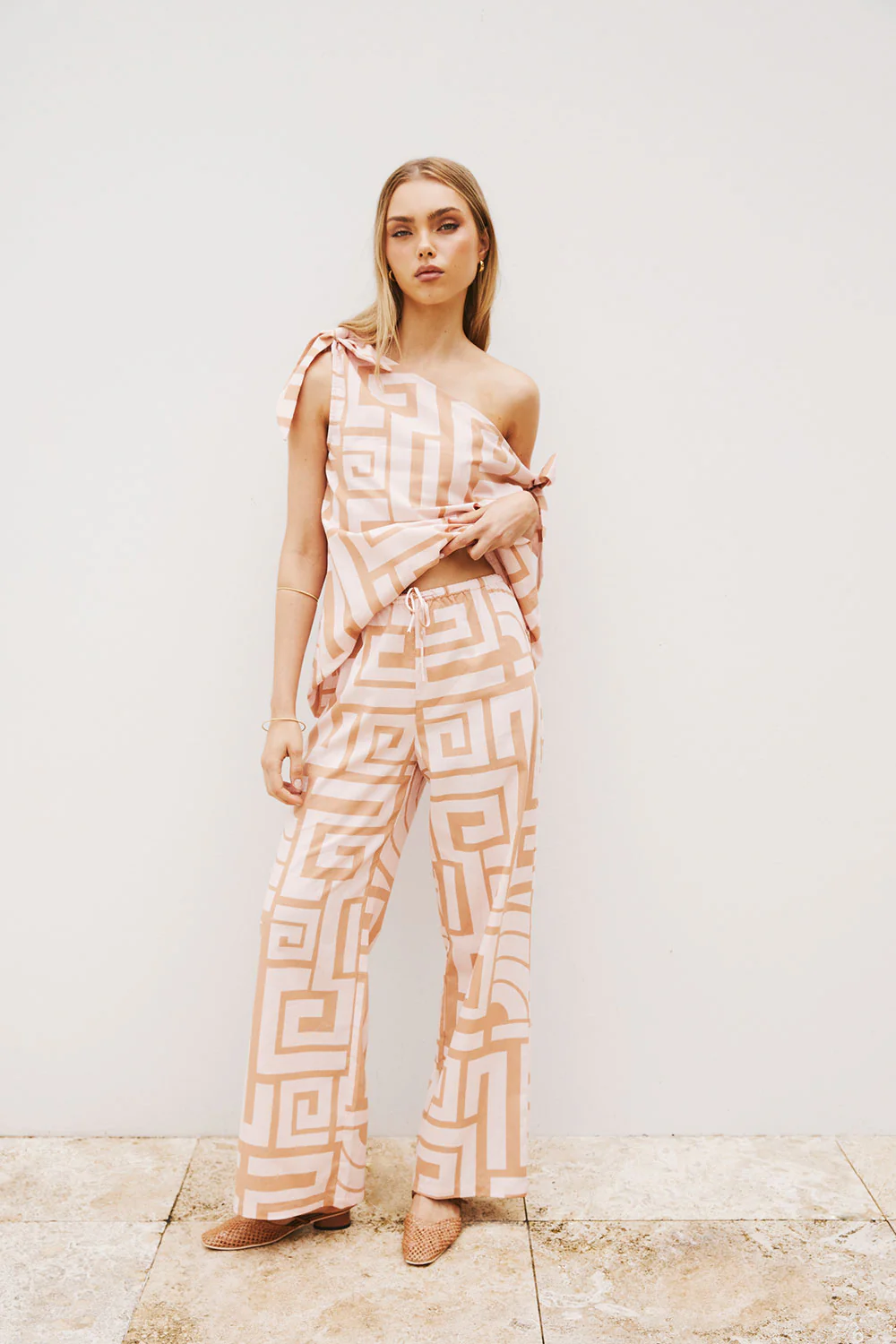 SAMPLE-Kahli Pants - Hellenic Maze - Image 2