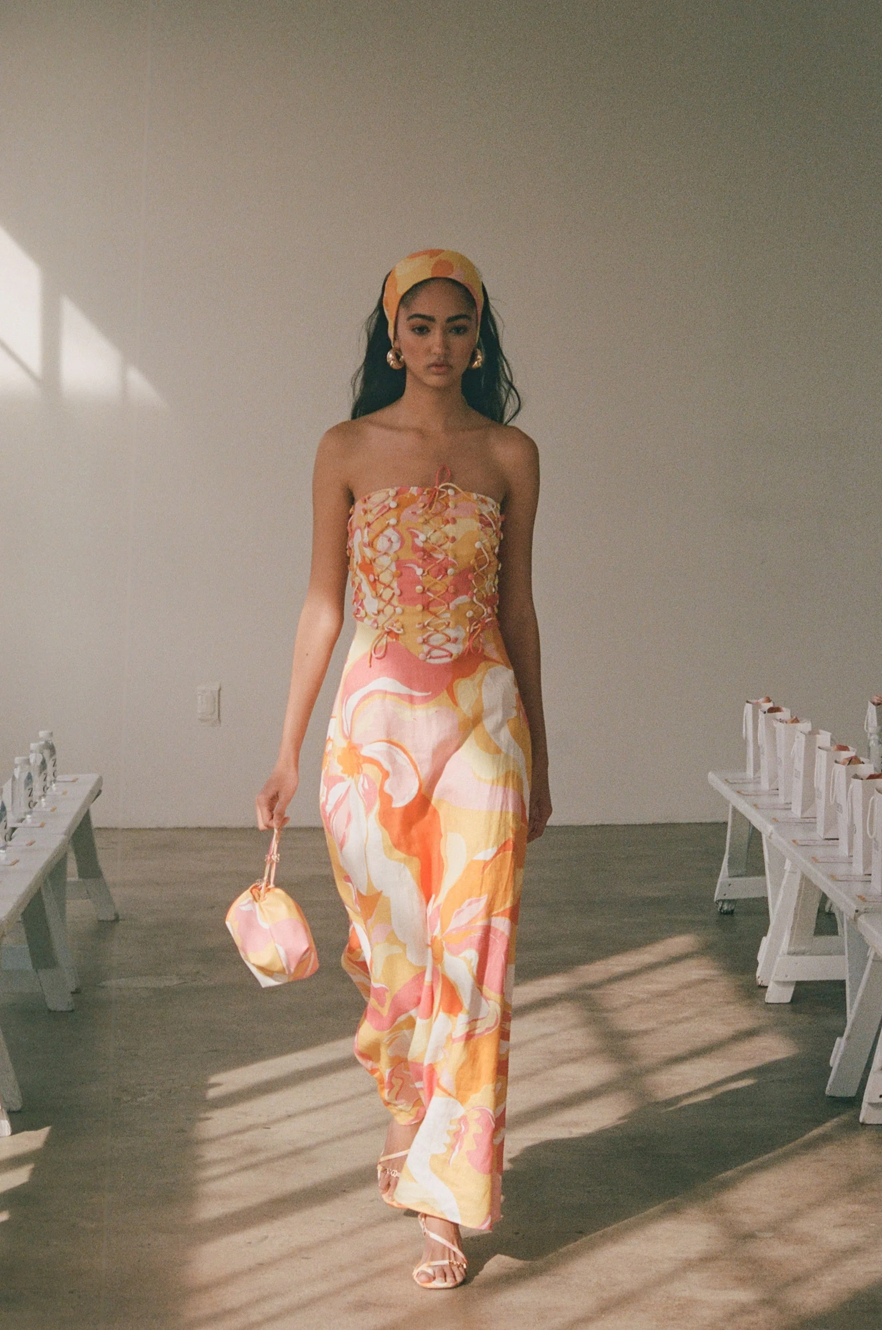 SAMPLE-Kahlo Dress - Calista Sunset - Image 5