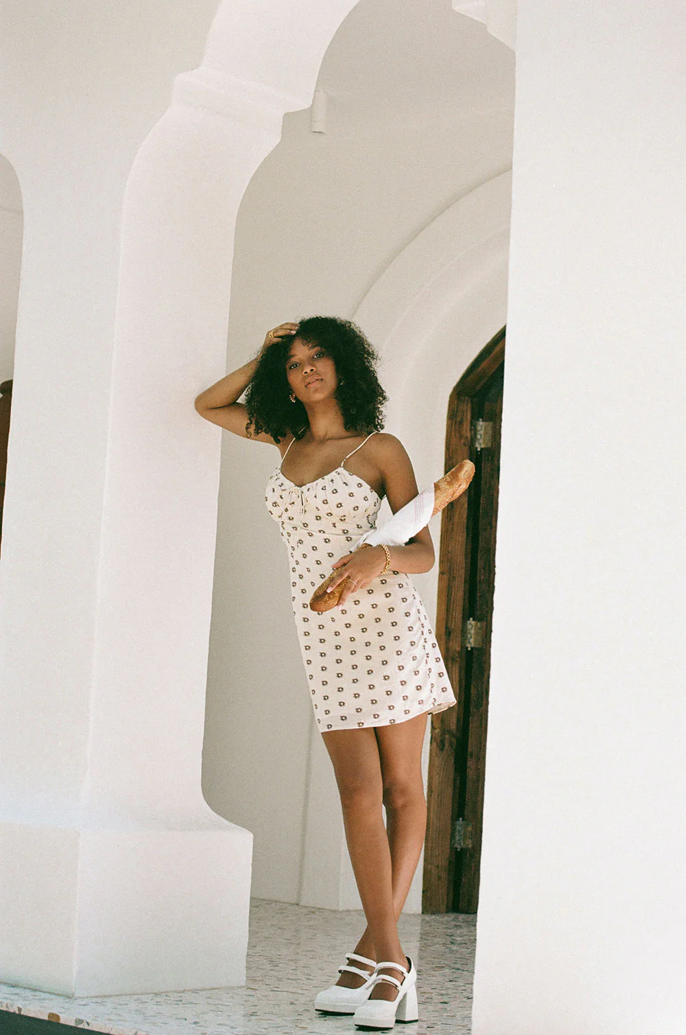 SAMPLE-Kahlua Dress - Dusty Floral - Image 4