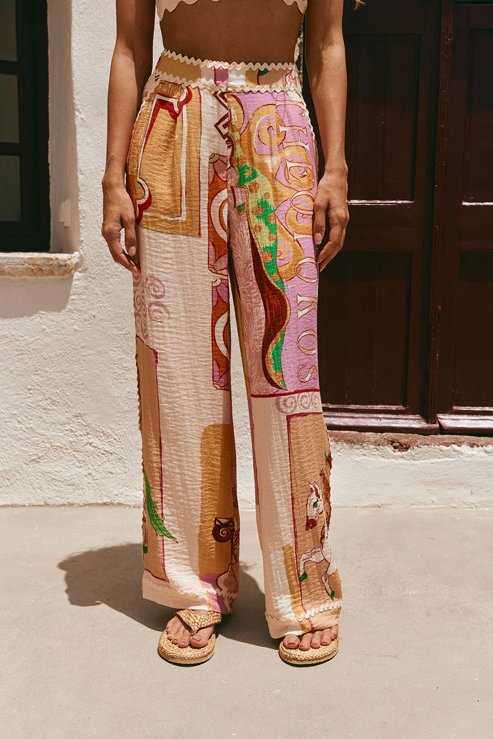 SAMPLE-Kelia Pants - Theotokos Peach - Image 2