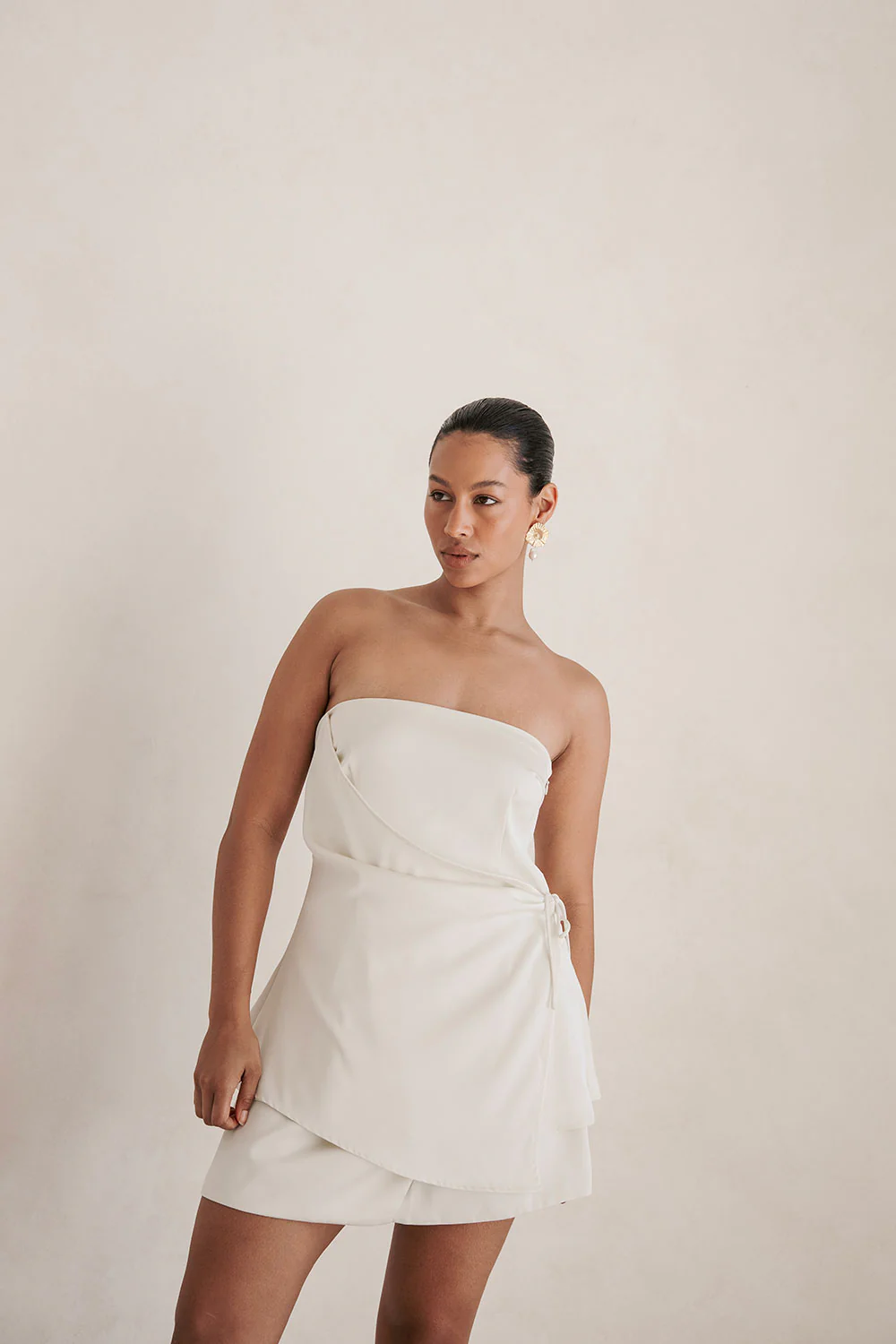 SAMPLE-Kleo Top - Ivory - Image 3