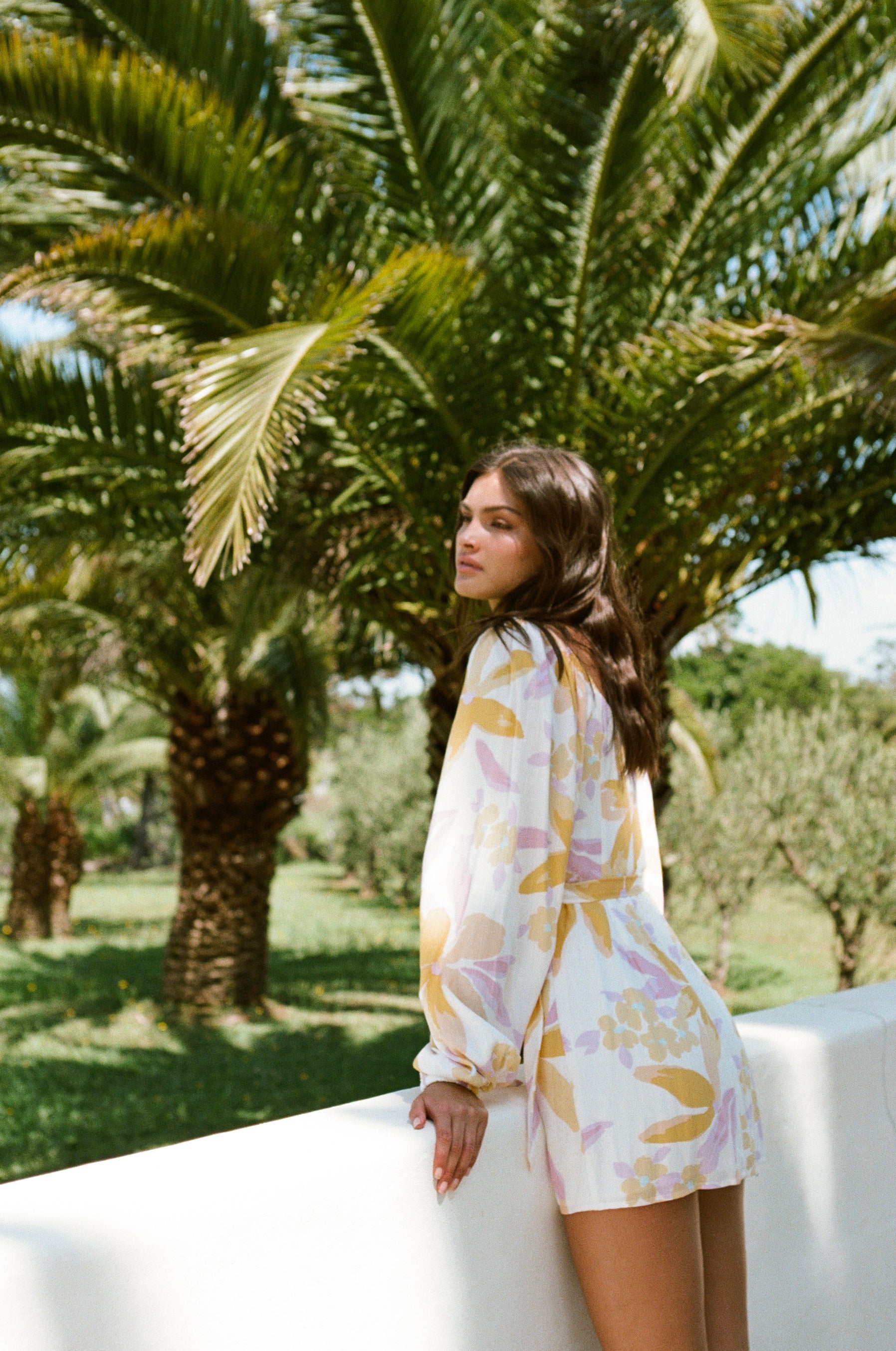 SAMPLE-Kona Wrap Dress - Paradise Floral - Image 5