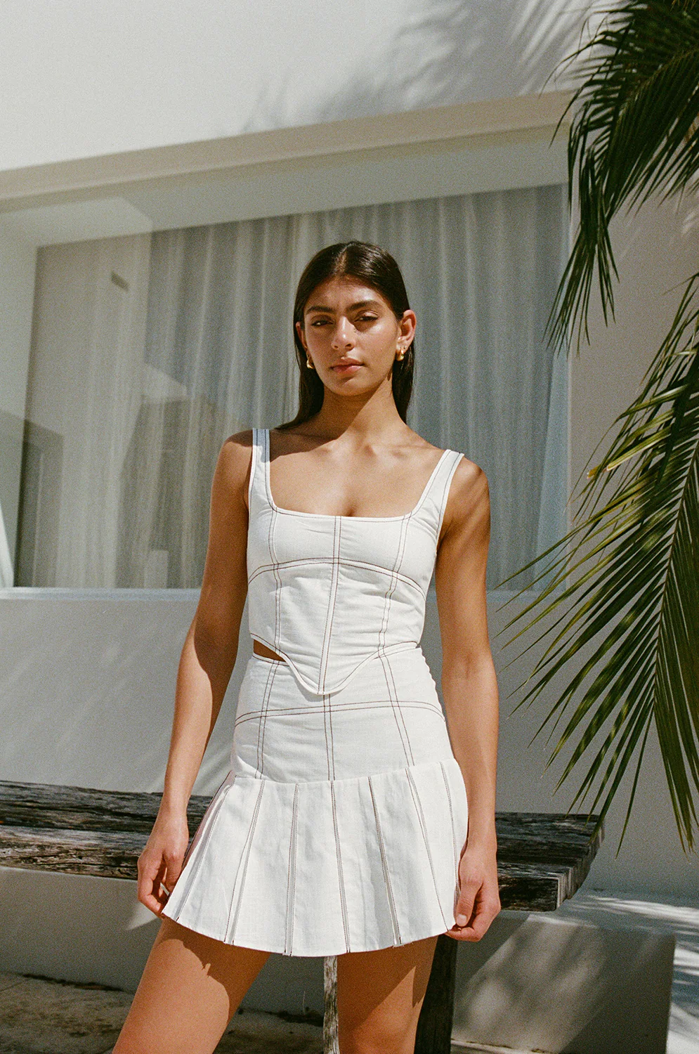 SAMPLE-Koralie Top - White - Image 2