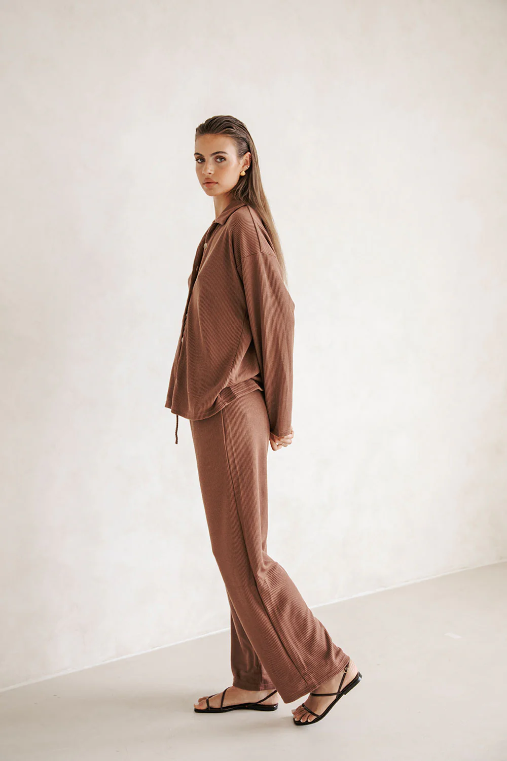 SAMPLE-Lenni Top - Chocolate - Image 3