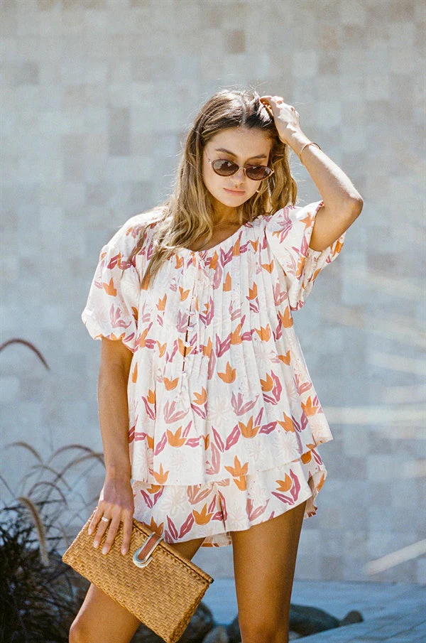 SAMPLE-Leta Shorts - Floral - Image 2