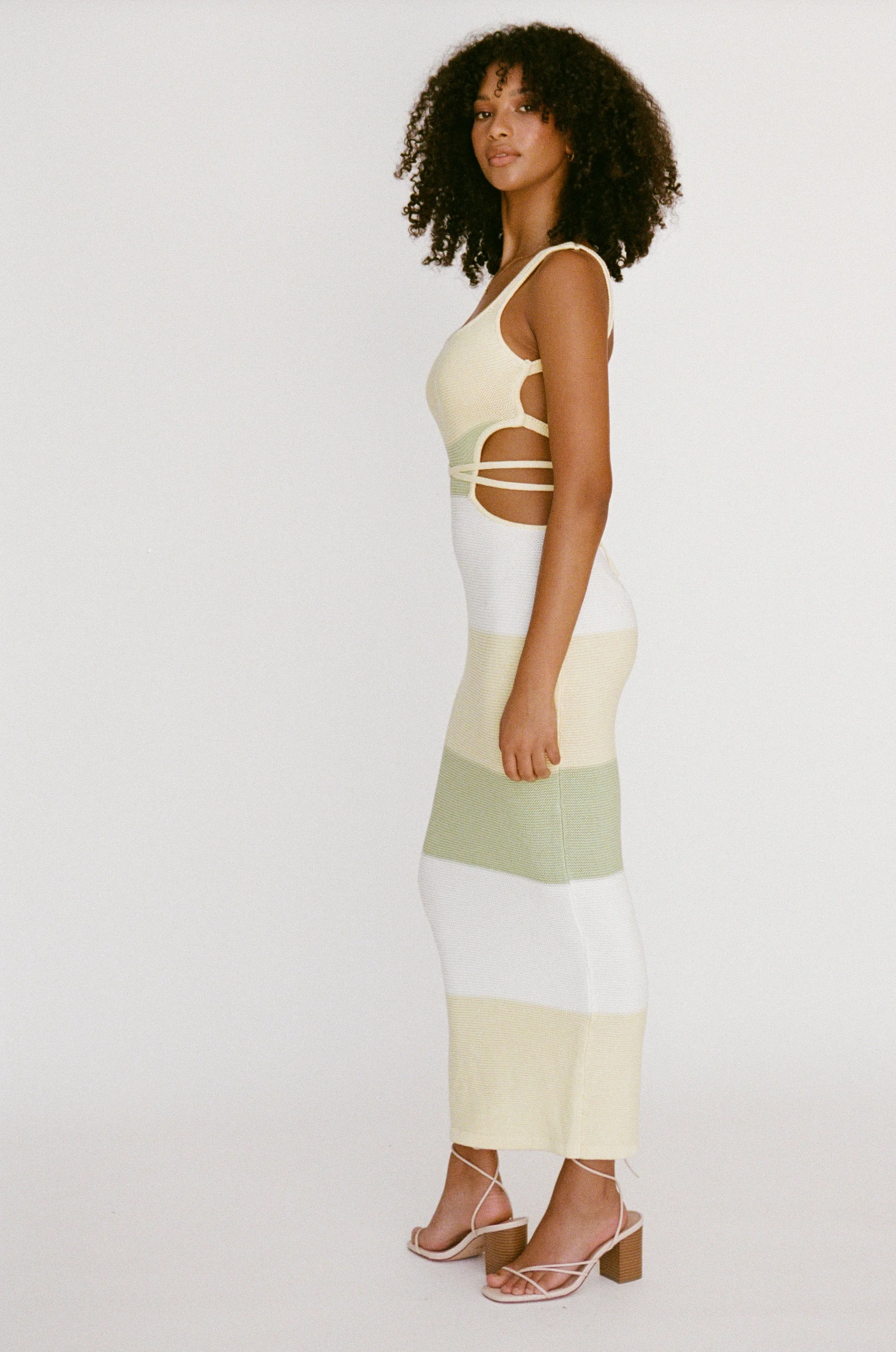 SAMPLE-London Knit Dress - Citrus - Image 11