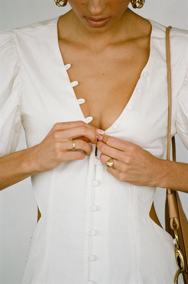 SAMPLE-Louel Button Dress - Image 4