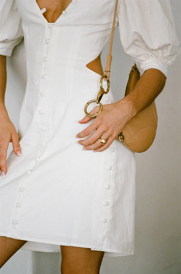 SAMPLE-Louel Button Dress - Image 6