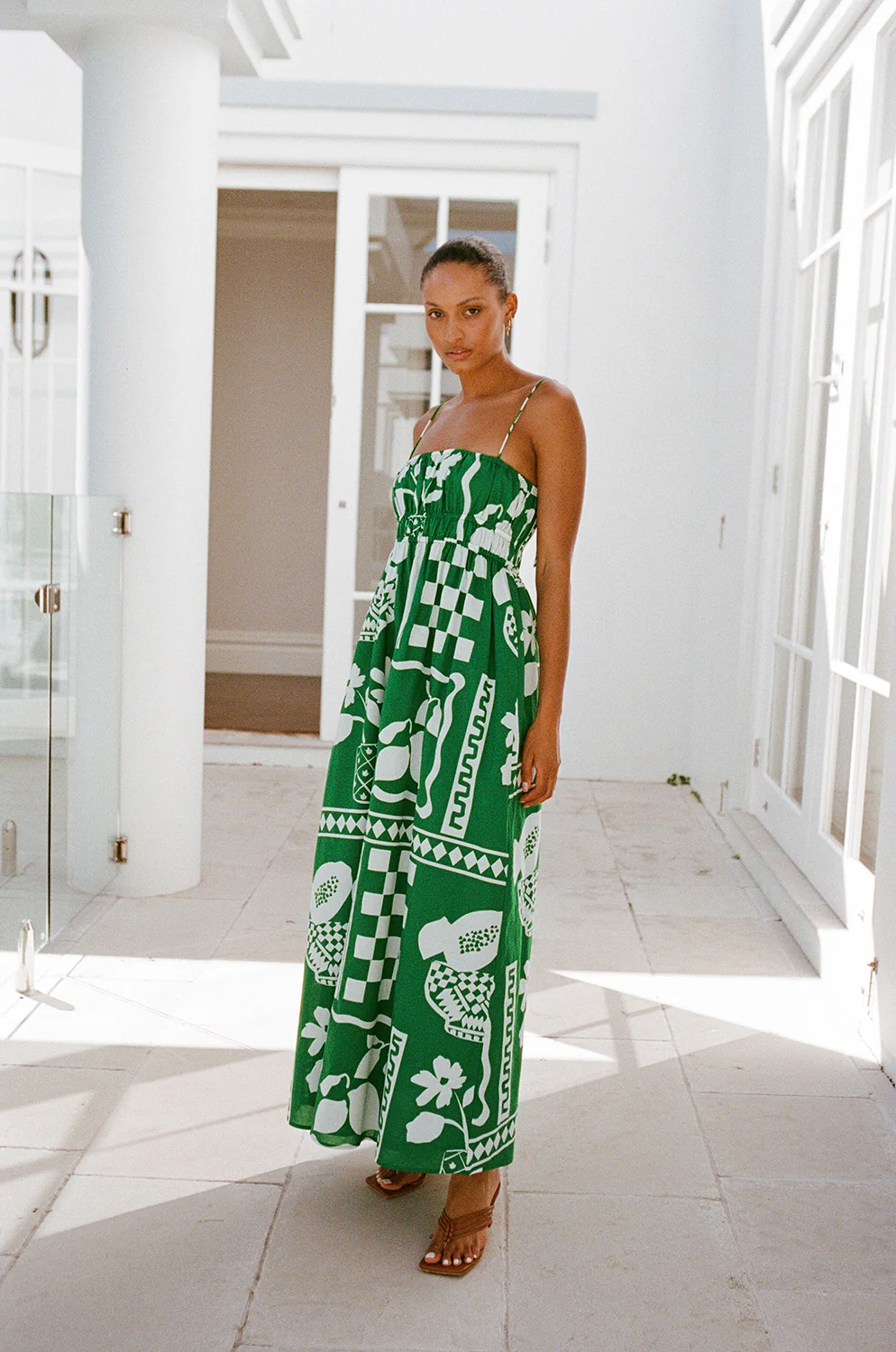 SAMPLE-Maia Dress - Lemoni Green - Image 3