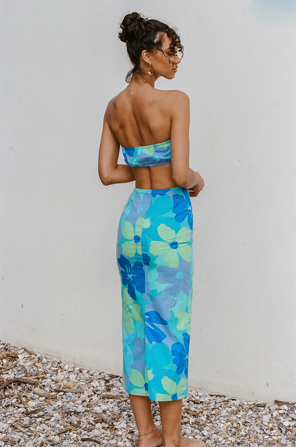 SAMPLE-Maple Midi Skirt - Bold River - Image 3