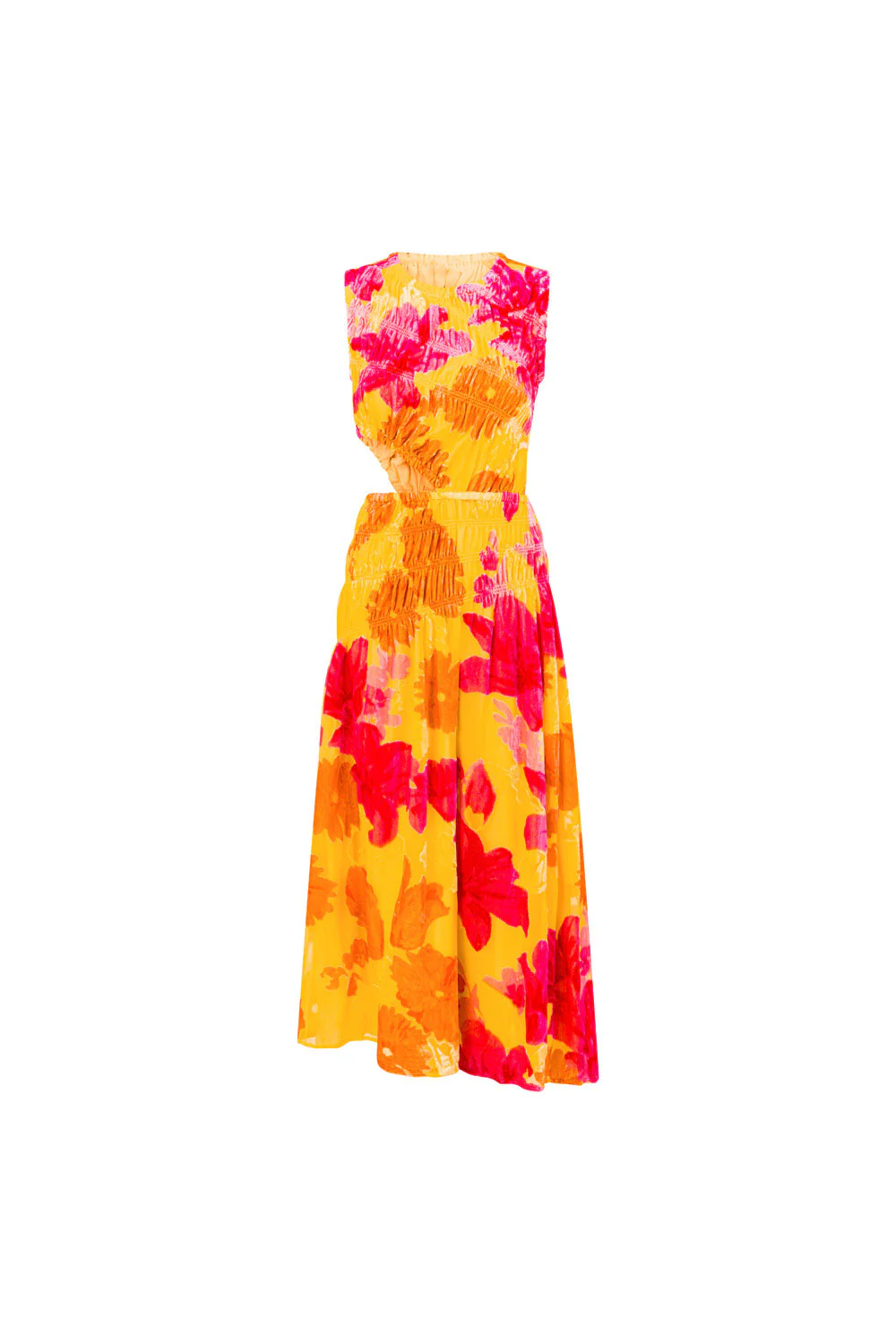 SAMPLE-Mariella Midi Dress - Floreale Sunny - Image 2