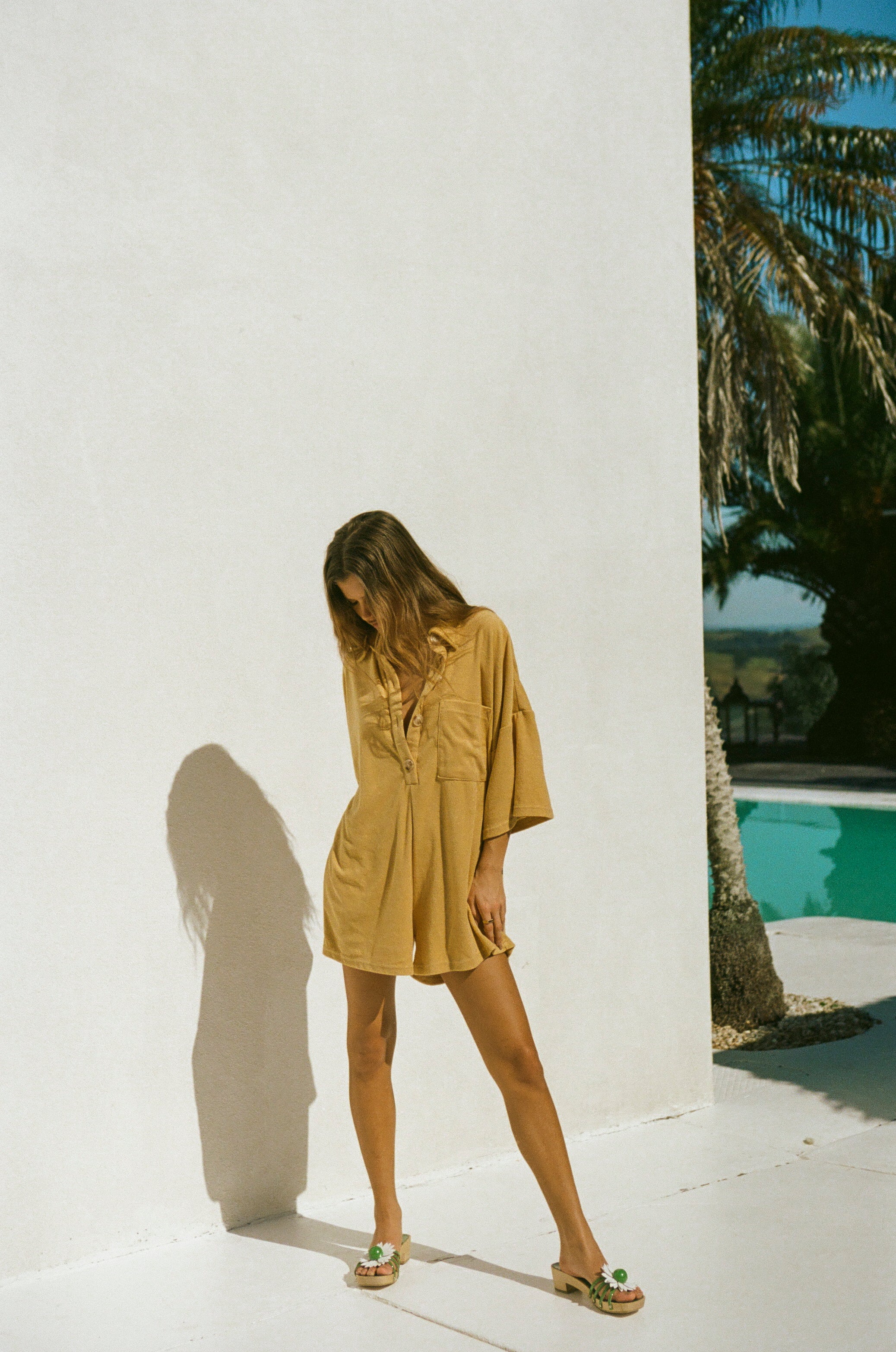SAMPLE-Milena Playsuit - Toffee - Image 3