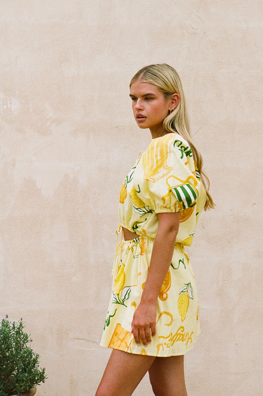 SAMPLE-Milo Dress - Amalfi Citrus - Image 4