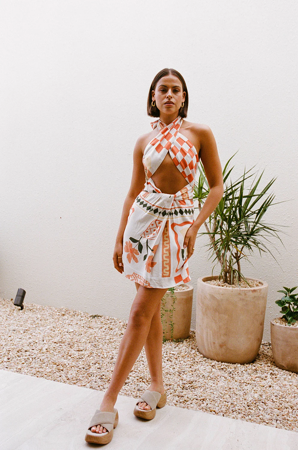 SAMPLE-Nelly Halter Dress - Prego Rossa - Image 2