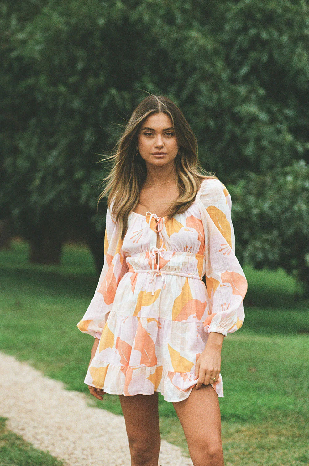 SAMPLE-Nylah Dress - Sunset - Image 7