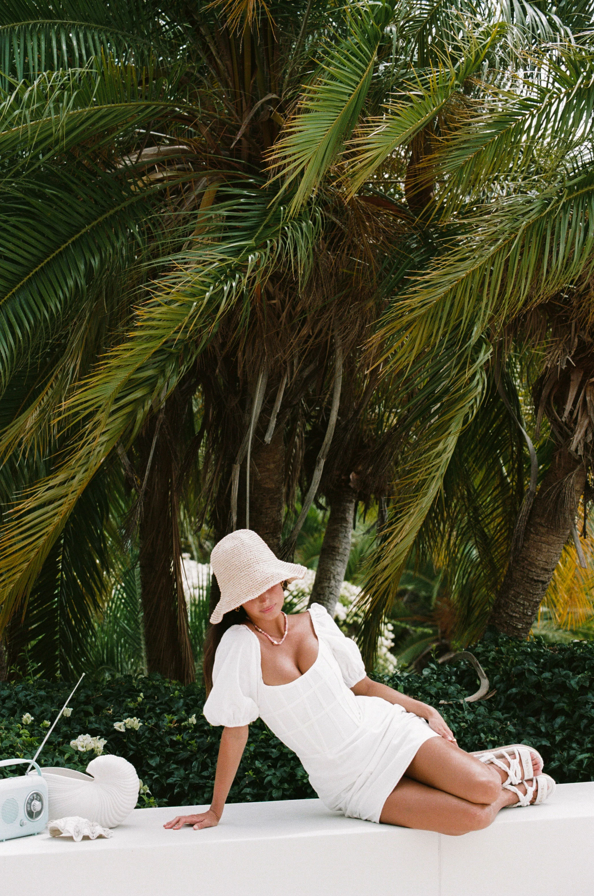 SAMPLE-Ocean Lattice Dress - Image 6