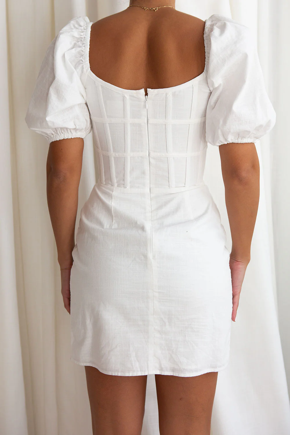 SAMPLE-Ocean Lattice Dress - Image 9